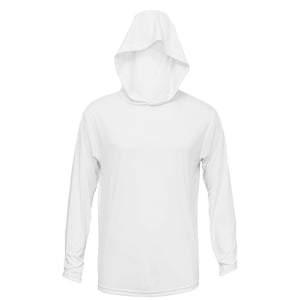 White Hooded Shirt Front Youth